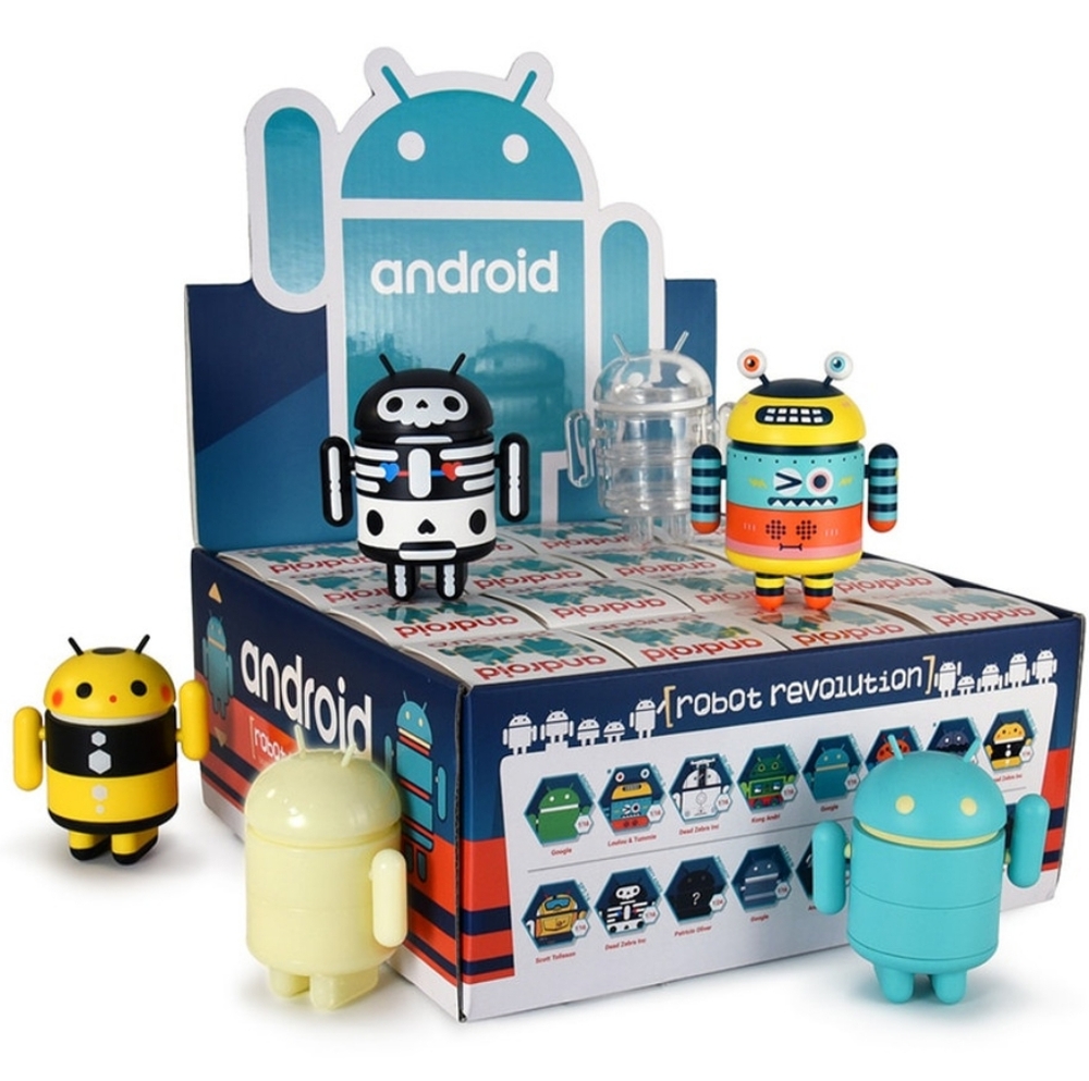 Single Sealed BNIB Android Mini Robot Revolution Blind Box